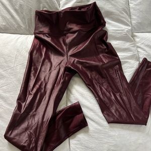 Noli Yoga Leggings, S, Dark Cherry